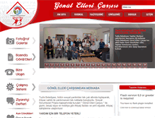 Tablet Screenshot of gonulellericarsisi.com